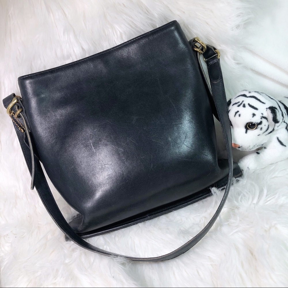 Coach Bag Vintage Leather Bucket Shoulder #9806